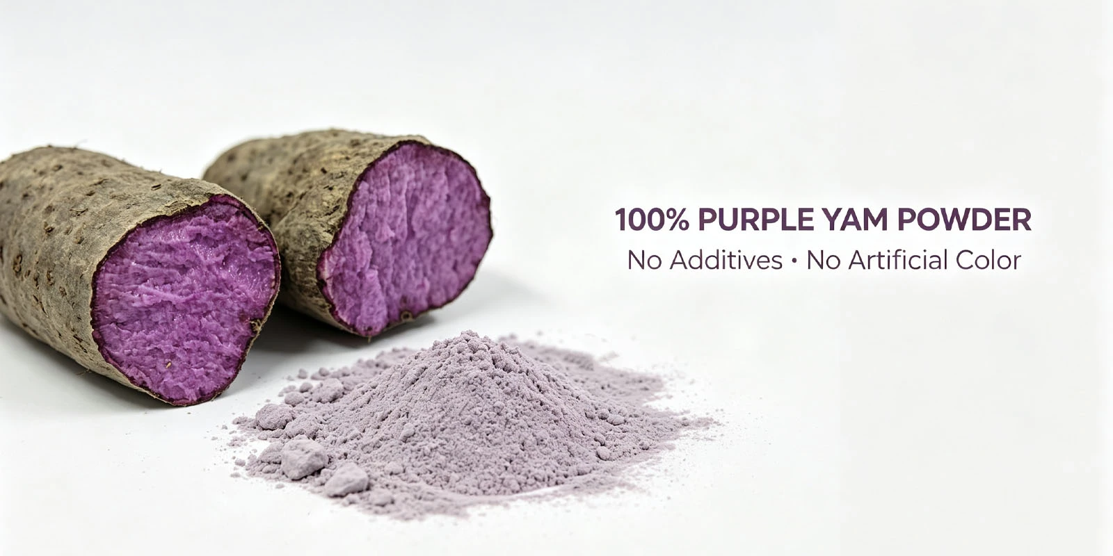 100% Pure UBE Purple Yam Powder - Botanical Cube Inc.,